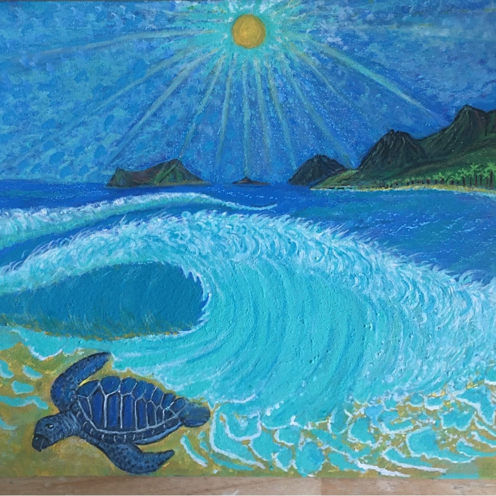 My Honu Vision sea turtle